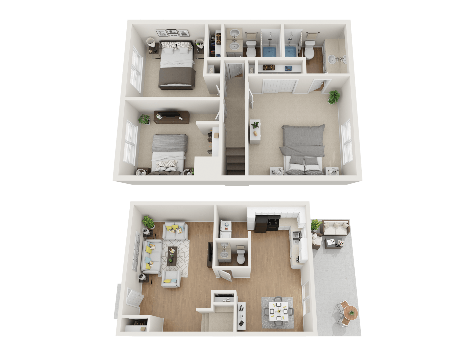 3 Bed, 2.5 Bath Image